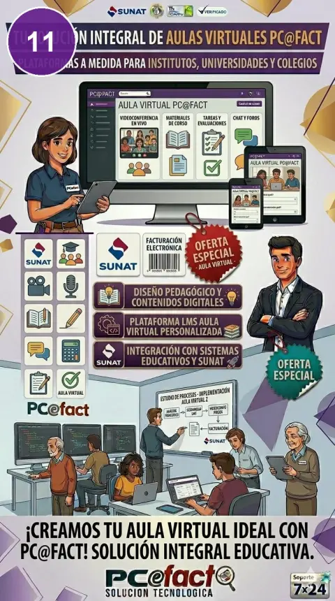 Sistema de Aulas Virtuales — oferta PCEFACT PERU
