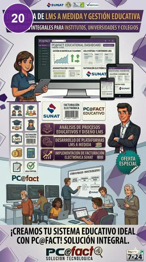 Sistema LMS - Academia Virtual — oferta PCEFACT PERU