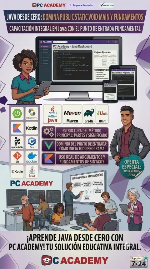 PC Academy: Curso de Java desde Cero — oferta PCEFACT PERU