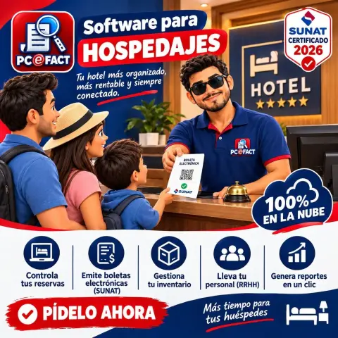 Software para Hospedajes — oferta PCEFACT PERU